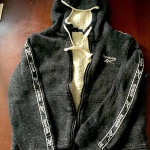Reebok zip up hoodie